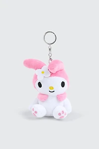 Ardene My Melody Plushie Bag Charm in Medium Pink