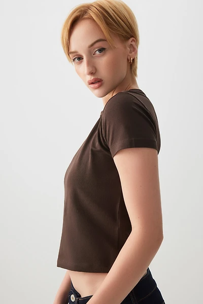 Ardene Effortless Everyday T-Shirt in | Size | Cotton/Elastane | Eco-Conscious