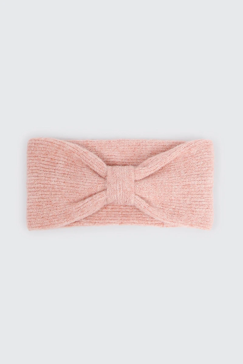 Ardene Knotted Headband in Light Pink | Polyester/Nylon/Elastane