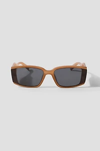 Ardene Rectangular Sunglasses in Brown
