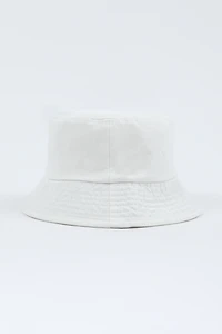 Ardene Cotton Bucket Hat in White | 100% Cotton