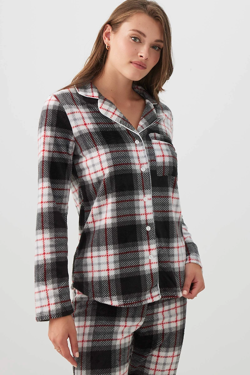 Ensemble pyjama classique en tissu SNUGSOFT