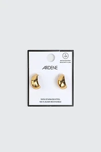 Boucles d'oreilles gouttes en acier inoxydable