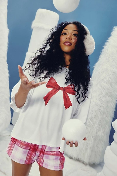 Ardene HUSHKNIT PJ Top in | Size | Polyester/Elastane | Eco-Conscious