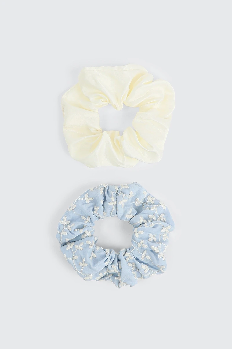 Duo chouchou XL fleuri