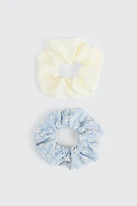 Duo chouchou XL fleuri