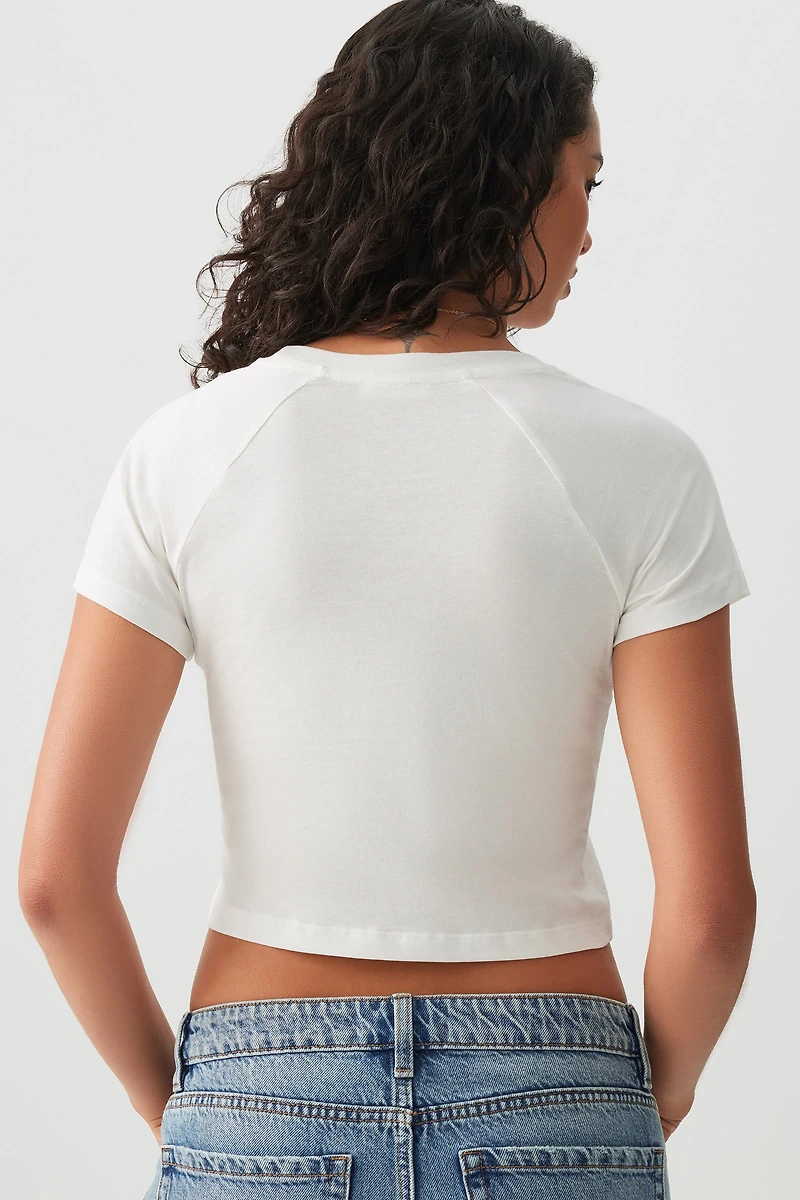 T-shirt à manches courtes raglan