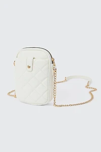 Pochette à téléphone matelassée