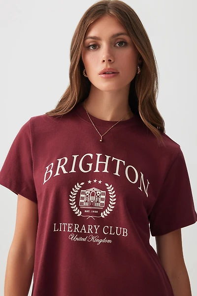 Ardene Short Graphic T-Shirt in | Size | 100% Cotton