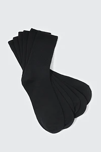 3 paires de chaussettes côtelées