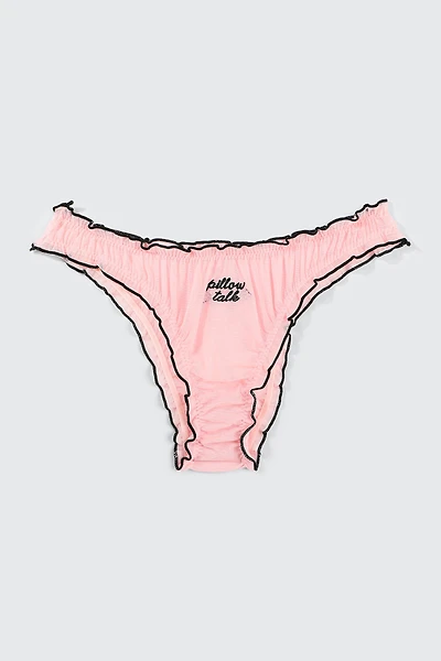 Ardene Everyday Mesh Cheeky Panty Panty in Light Pink | Size | Polyester/Elastane