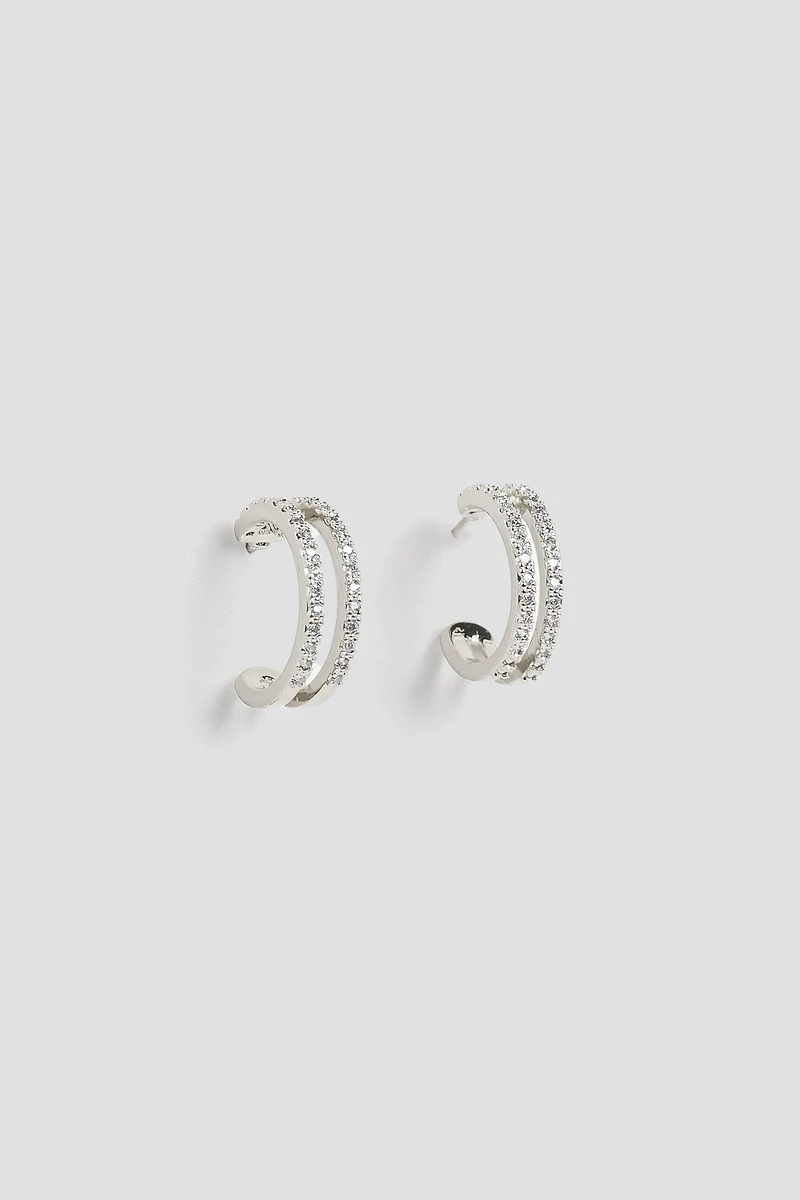 Anneaux doubles à zircons cubiques