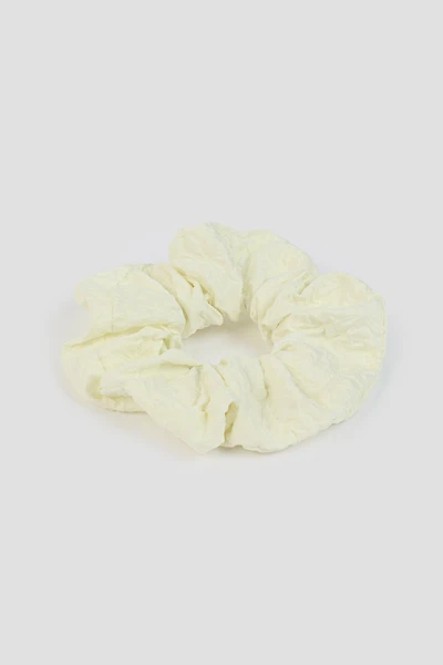 Ardene XL Wrinkled Scrunchie in White