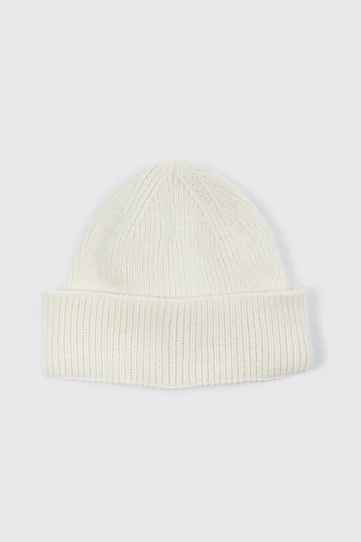 Ardene Man Short Rib Beanie For Men in Off-White | 100% Acrylic
