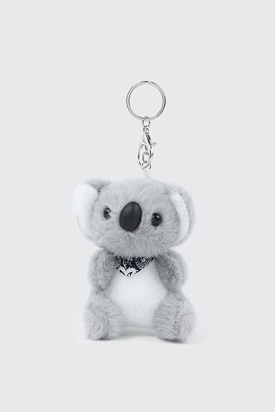 Ardene Plushie Koala Bag Charm in Grey