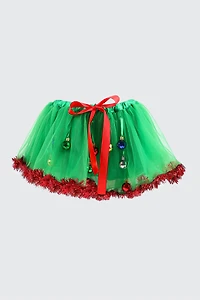 Ardene Festive Tutu in Medium Green | Polyester