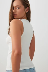 Camisole à col ras-du-cou imprimée