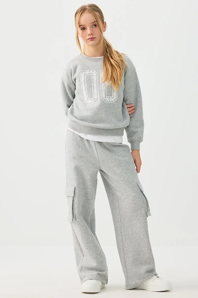 Chandail à col rond en Molleton MADESOFT