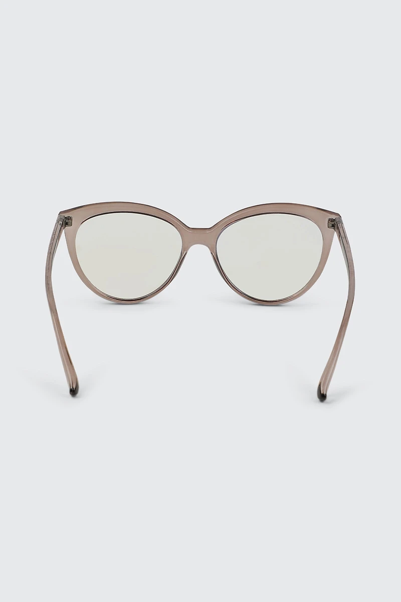 Lunettes œil de chat anti-lumière bleue