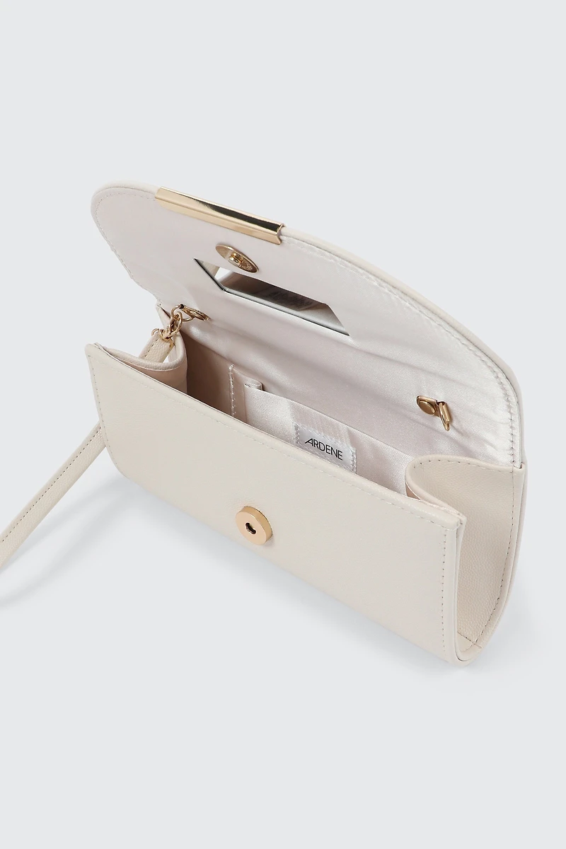 Sac de soirée enveloppe en faux cuir