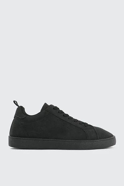 Ardene Lace Up Tennis Sneakers in | Size | Faux Suede