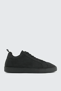Ardene Lace Up Tennis Sneakers in | Size | Faux Suede