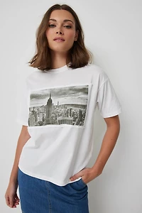 T-shirt destination surdimensionné