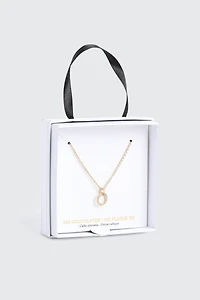 Collier cercle plaqué or 14K