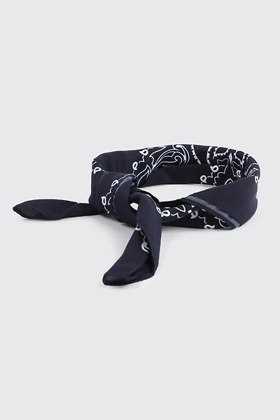 Ardene Paisley Bandana in Dark Blue | Polyester