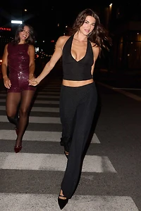 Ardene Shiny Wide Leg Pants in | Size Small | Polyester/Elastane