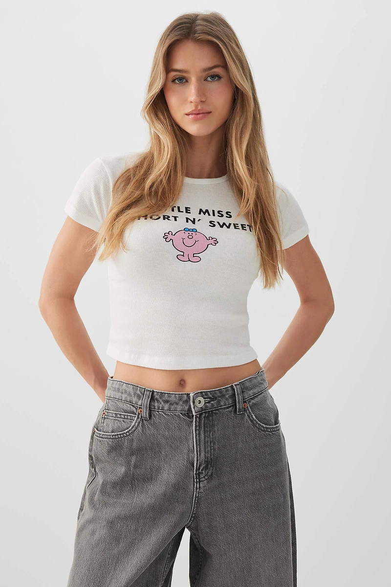 T-shirt court et ajusté Madame