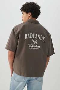 Chemise carrée à manches courtes