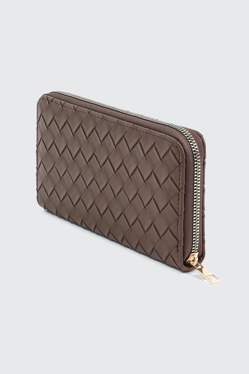 Portefeuille natté