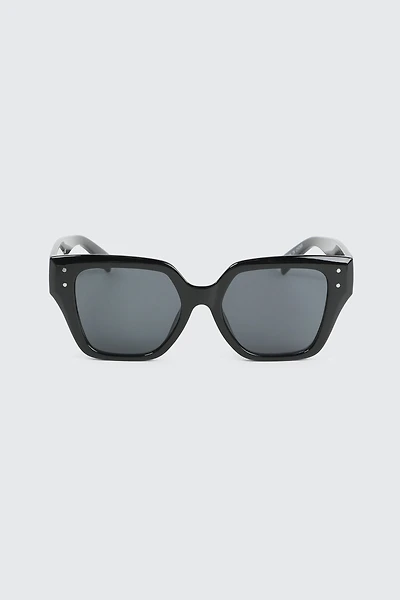 Ardene Square Sunglasses in Black