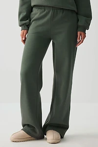 Ardene MADESOFT Fleece Straight Leg Sweatpants in Thyme | Size | Polyester/Cotton | Eco-Conscious