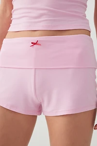 Ensemble pyjama camisole et short en tissu HUSHKNIT