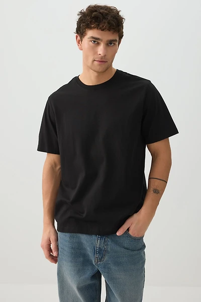 Ardene Man Soft Jersey Short Sleeve T-Shirt For Men in | Size | 100% Cotton