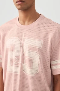 T-shirt sport carré en maille