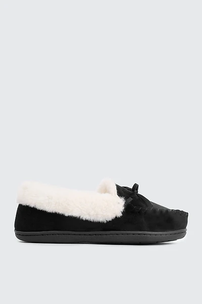 Ardene Moccasin Slippers in | Size | Faux Suede | Eco-Conscious