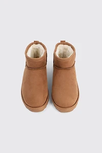 Bottes en faux mouton