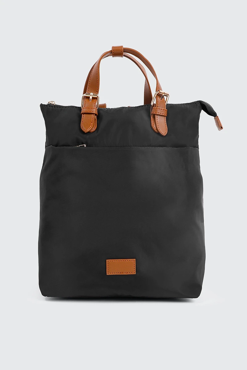 Ardene Nylon Backpack in Black | 100% Recycled Polyester/Nylon | Eco-Conscious