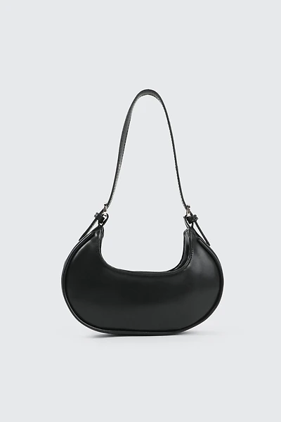 Ardene Kids Faux Leather Shoulder Bag in Black
