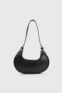 Ardene Kids Faux Leather Shoulder Bag in Black