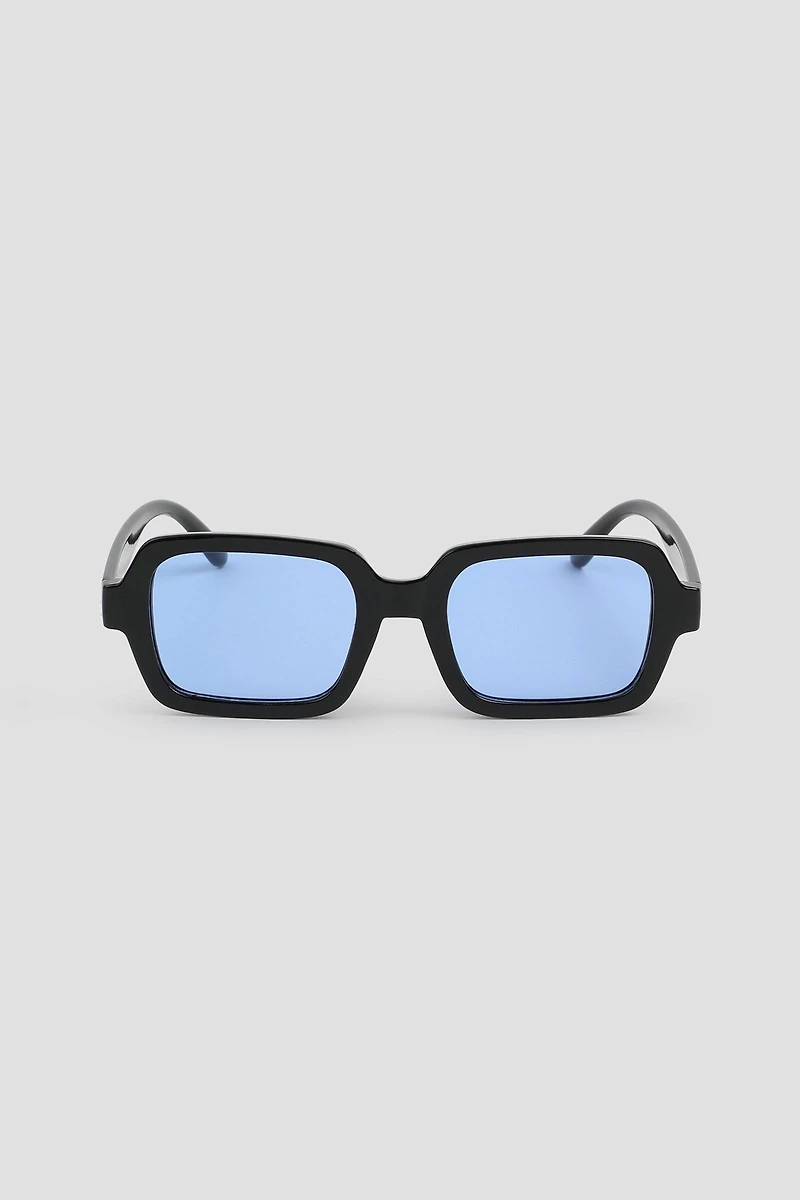 Ardene Square Colored Lense Sunglasses in Light