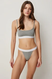 Ardene Thong Panty with Signature Waistband in | Size | Rayon/Elastane | Eco-Conscious