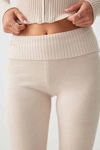 Pantalon évasé à taille repliable