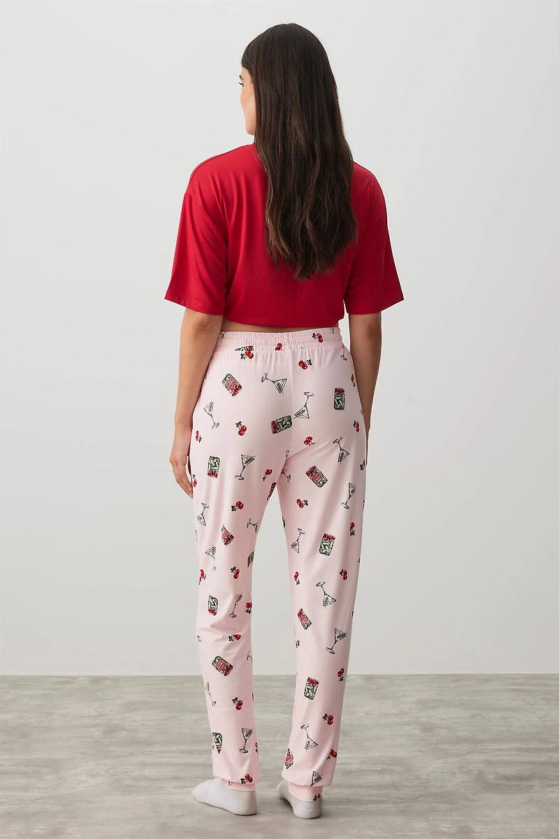 Jogging pyjama en tissu HUSHKNIT