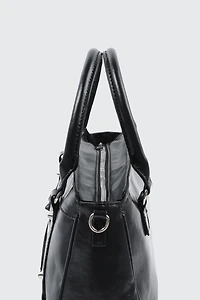 Sac fourre-tout en faux cuir froissé