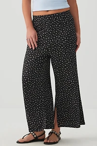 Jupe-culotte à fentes latérales