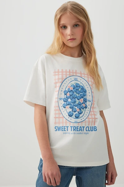 T-shirt graphique ample